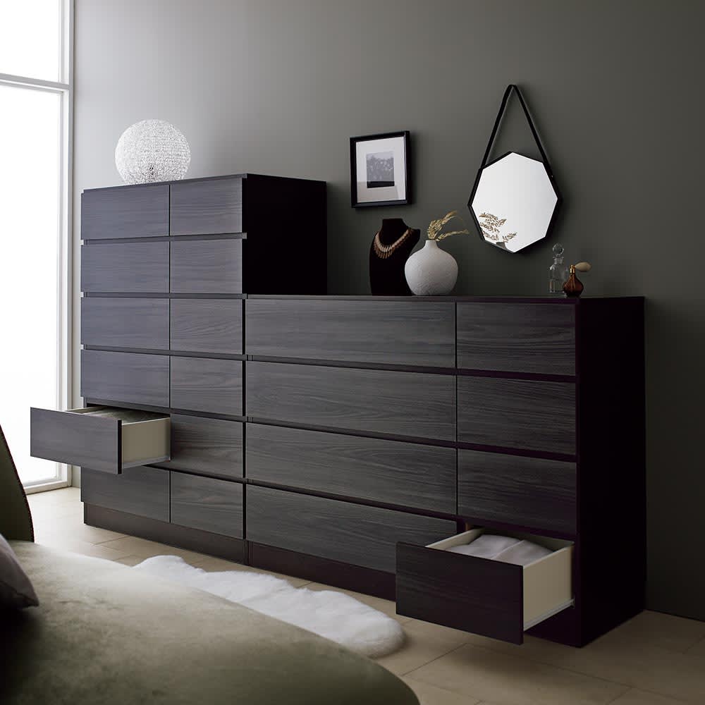 Ruska/ルスカ 多段引き出しチェスト 幅120cm・4段（高さ90cm） 通販