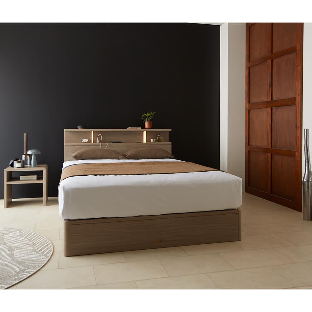 SIMMONS/シモンズ シェルフII 引き出し付きベッド 6.5インチピロー