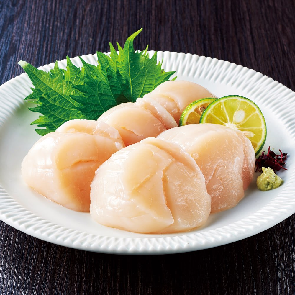 北海道野付半島産 大粒天然ホタテ貝柱 1kg（Lサイズ21～25玉） 通販