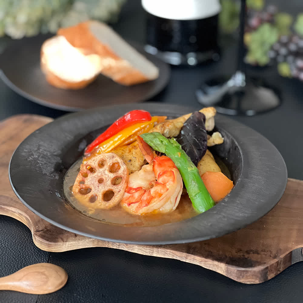 ARAS 杉皮スクープ 大皿25.7cm 通販 - ディノス