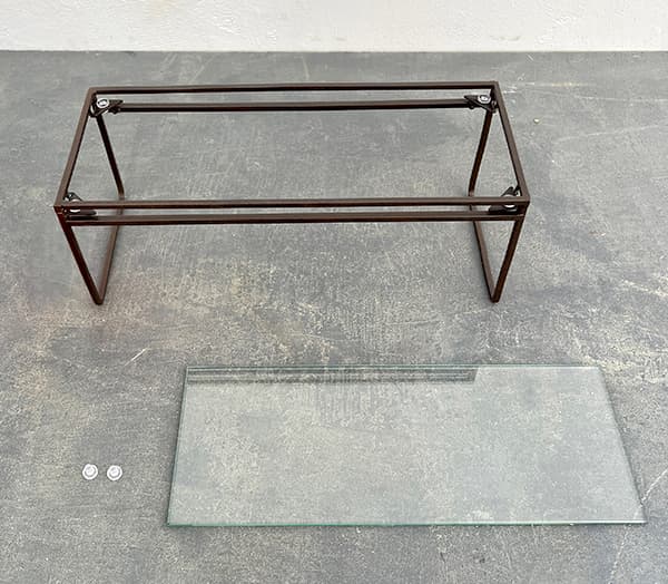 園芸ネット本店｜ジョセフアイアン ガラスディスプレイ台 ワイド S