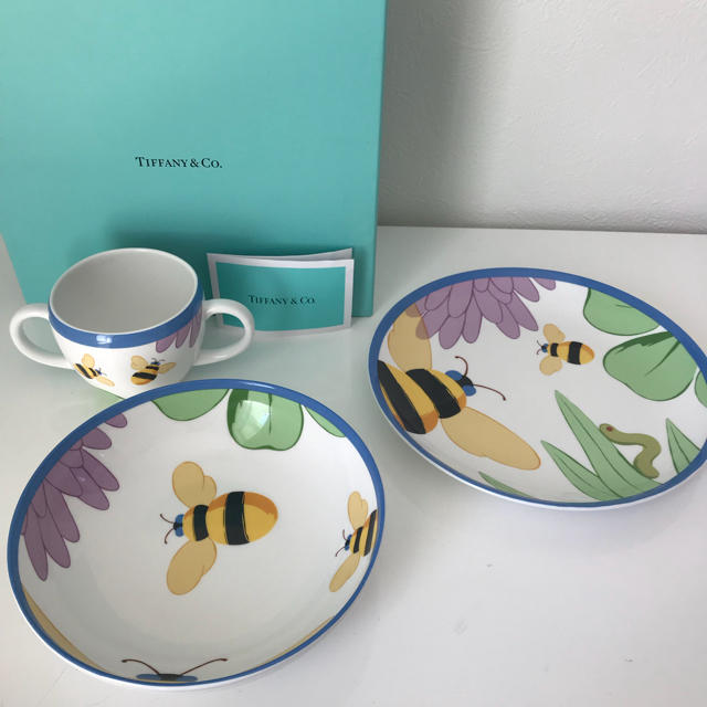 ティファニー Tiffany ベビー食器 セット マグカップ プレート（深皿