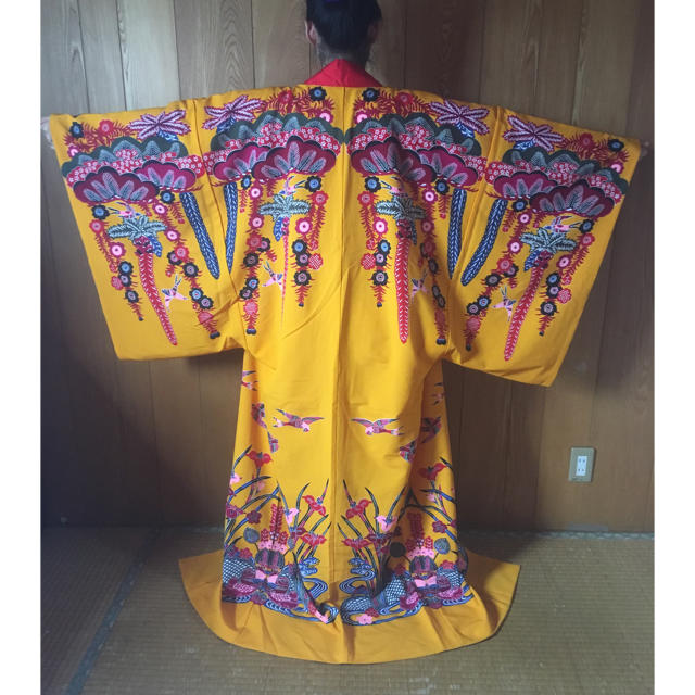 沖縄 紅型 衣装 ステージ衣装 琉球 舞踊 踊り お土産 コスプレ 伝統