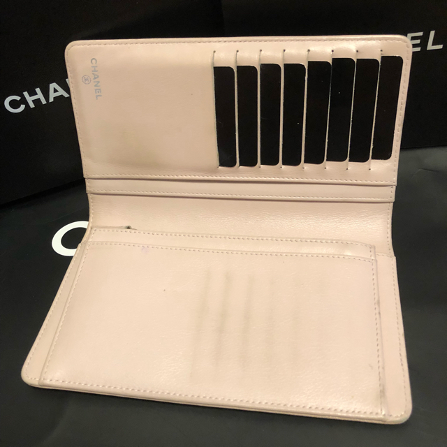 CHANEL 長財布 Sさま専用 シャネル CHANEL 長財布 ピンク 本物 ピンク