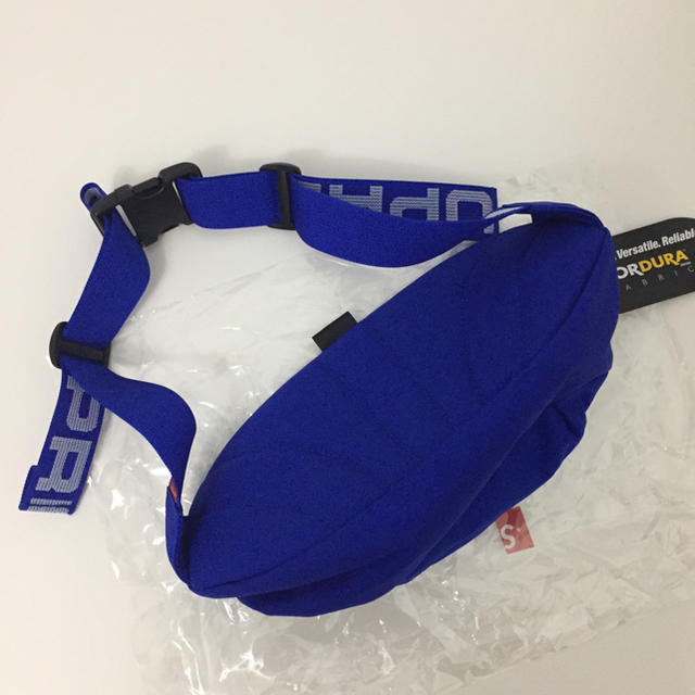 Supreme - 18 ss Supreme waist bag ウエストバッグ バックパック 青の