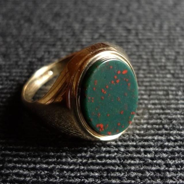 イギリス ブラッドストーン シグネット リングの通販 by jouban52's