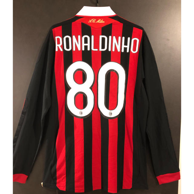 adidas - ACミラン ユニホーム09/10 CLモデル #80 ロナウジーニョの