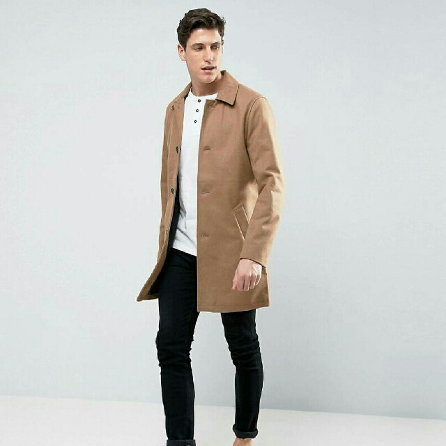 チェスターコート ベージュ ロングコート ZARA TOPMANの通販 by 筋肉