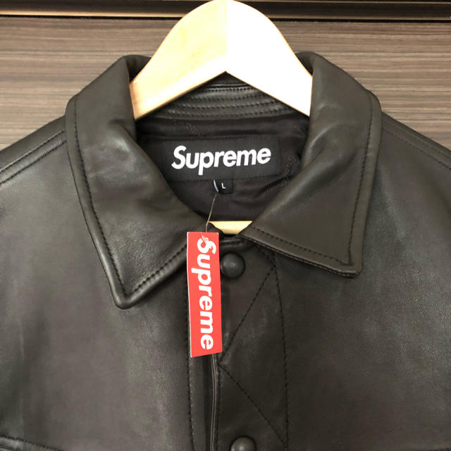 Supreme - Supreme LEATHER TRUCKER JACKET の通販 by まさ's shop