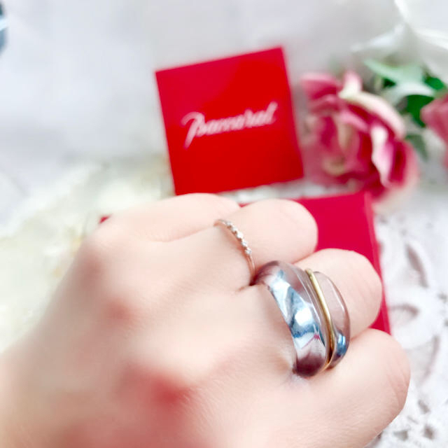 Baccarat - バカラ コキアージュ リング クリアブルー Baccarat 指輪の