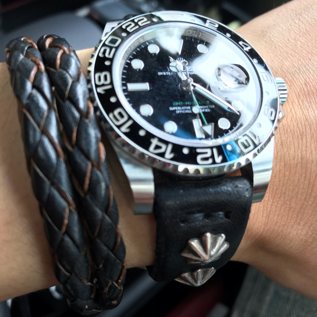 RRL - rrl ダブルアールエル レザーブレス レザーブレスレット