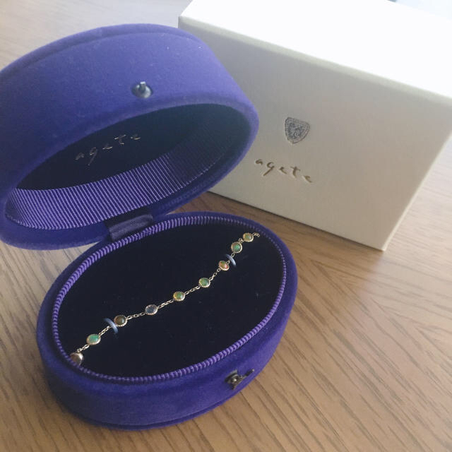 アガット ドリーミー シリーズ オパール ブレスレット agete アガット