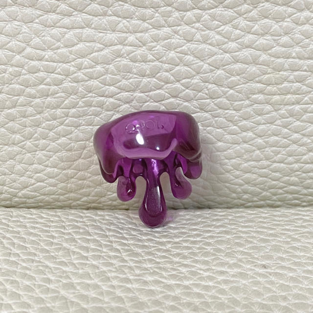 Q-pot. - Q-pot. メルトリング ハロウィン クリア パープル Mの通販 by