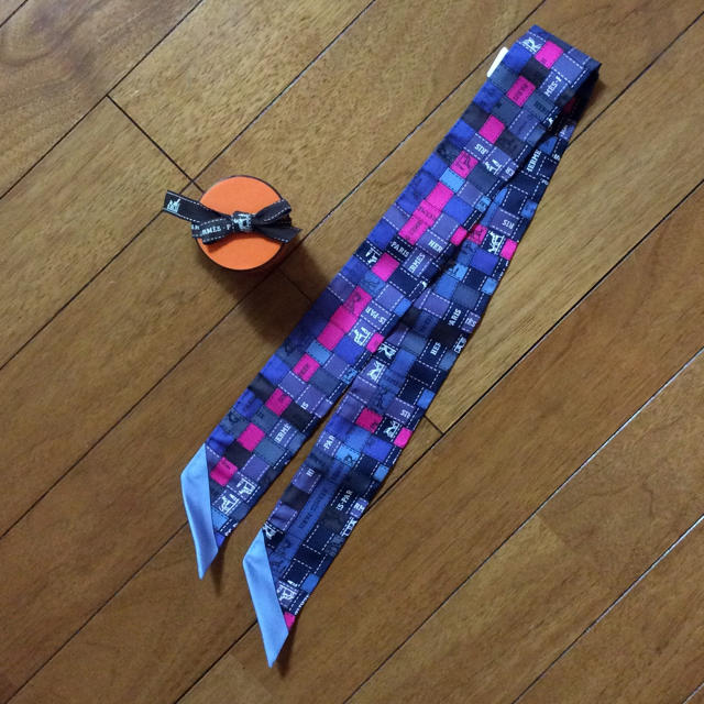 HERMES エルメス ツイリー ボルデュック ショップ ネイビー HERMES