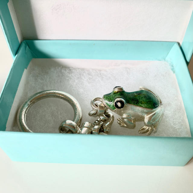 Tiffany & Co. - 稀少品❗️ティファニー カエル キーリング チャーム