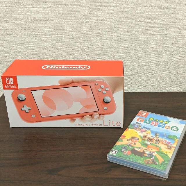 Switch☆Liteピンク&あつ森セットの通販 by りーたん's shop｜ラクマ