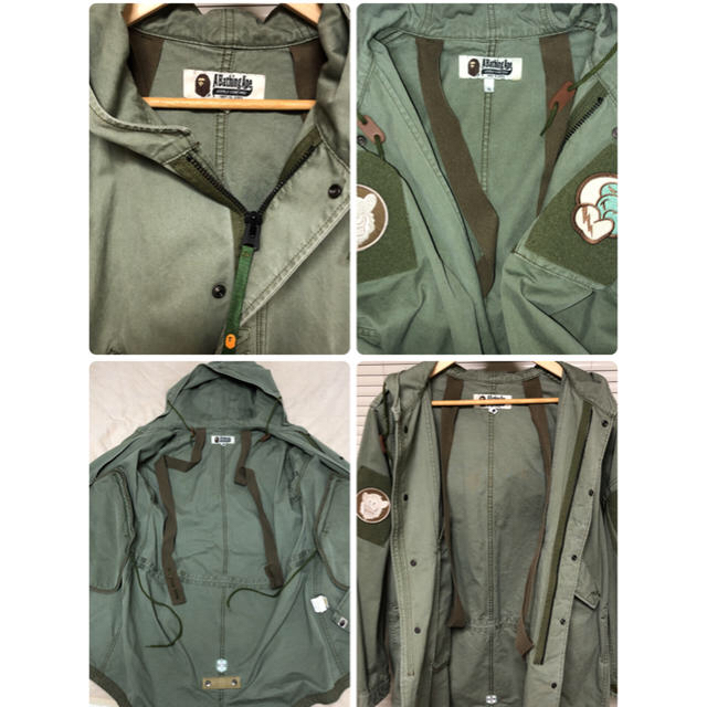 A BATHING APE - APE モッズコートの通販 by ヒロ's shop｜ア