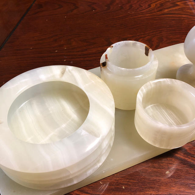 大理石 灰皿セットの通販 by ゆきりん's shop｜ラクマ