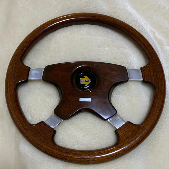 美品］momoウッドステアリング ボスセット（ACC付き）の通販 by チャン