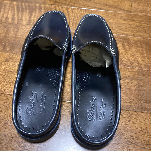 Paraboot - パラブーツ バハマ マリーン 未使用品 ネイビー 9の通販 by