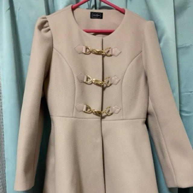 evelyn - evelyn コート ピンク Sの通販 by M♡HOUSE｜エブリンならラクマ