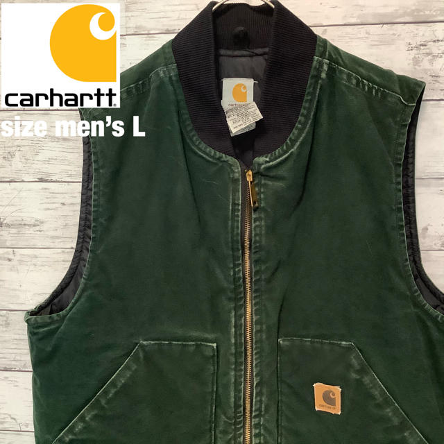 carhartt - [一点物][carhartt]90'sダックベスト グリーンの通販 by