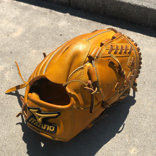 MIZUNO - ミズノプロ 硬式 投手用グローブ 旧ラベルの通販 by