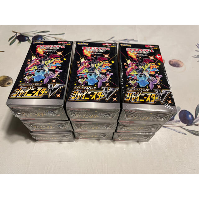 新品未開封】シュリンク付き ポケモンカード シャイニースターV (9BOX)