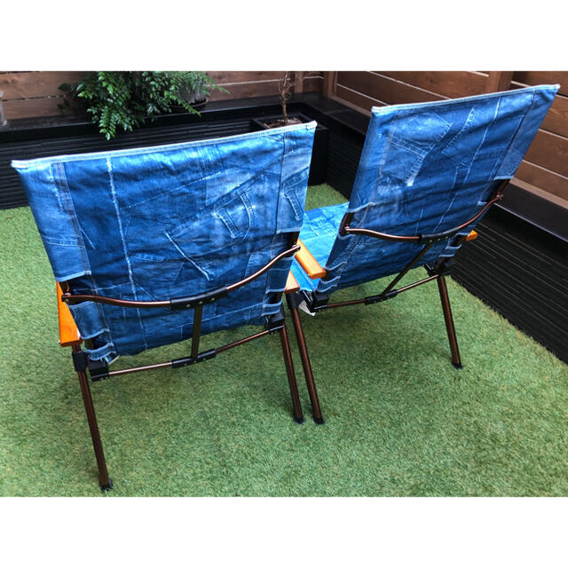 コールマン monroデニム柄アウトドアチェア2セット コールマン