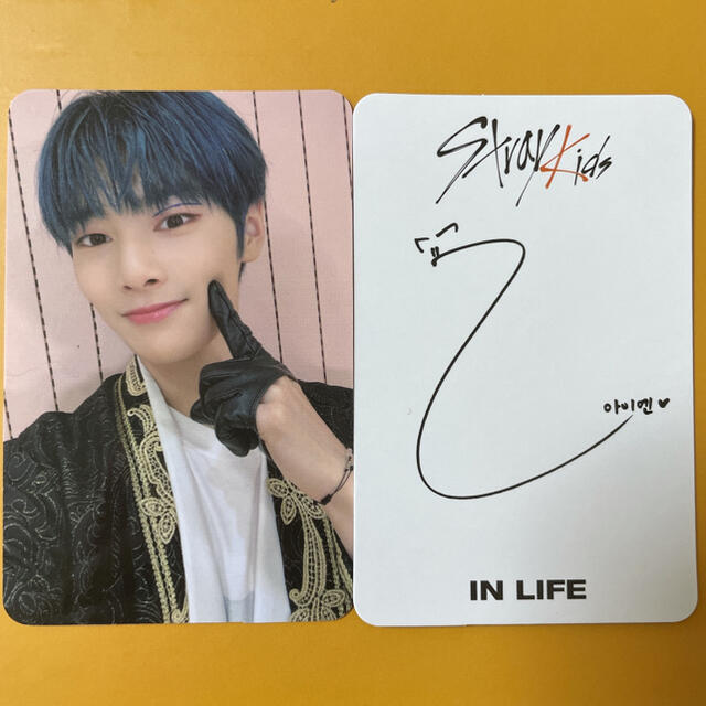 straykids KARMA HMV 当選 直筆サイン入り チェキ アイエン straykids