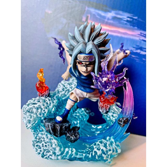 ナルト うちはサスケ 呪印状態 ガレージキット ワーコレサイズ