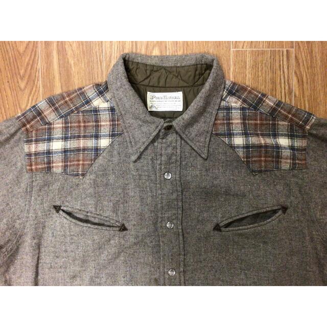 PENDLETON - 70's Pendleton ペンドルトン 白タグ ウエスタン ウール