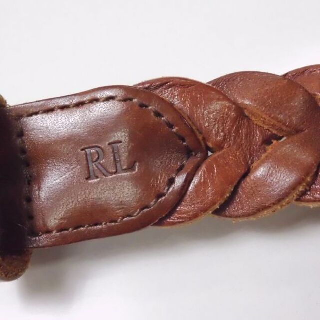 POLO RALPH LAUREN - ポロラルフローレン レザーメッシュベルト