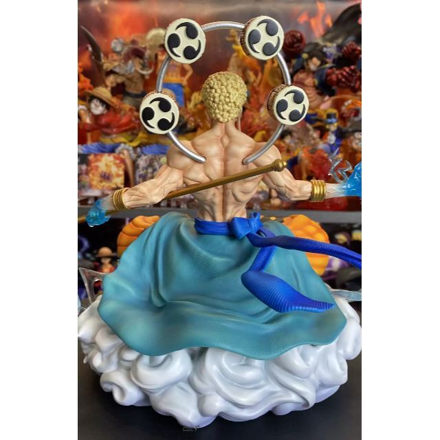 ワンピース エネル 神 ゴッド フィギュア 塗装済み完成品 ガレージ