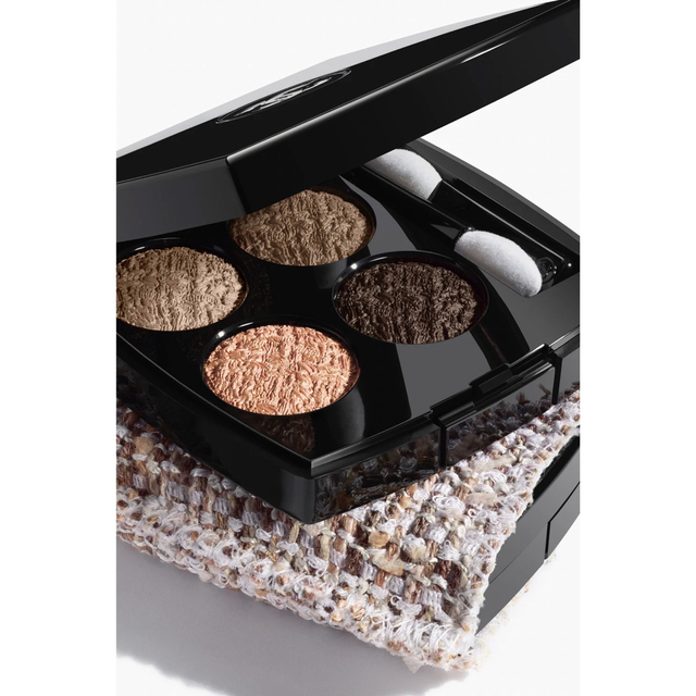 シャネル レキャトルオンブルツイード04 ツイード ブラン エ ローズ レ