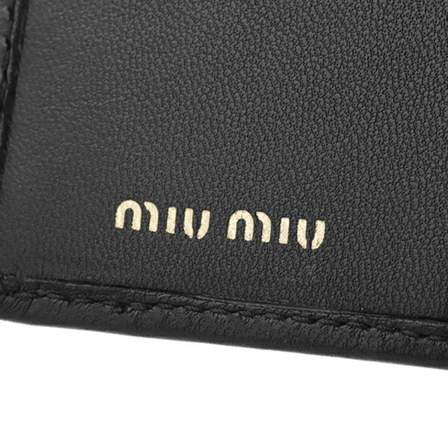 MIU MIU - 新品 ミュウミュウ MIU MIU 2つ折り財布 ドットスタッズ