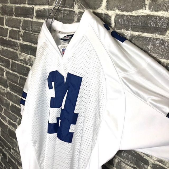 Reebok - NFL☆ゲームシャツ 古着 アメフトシャツナンバリング 90s