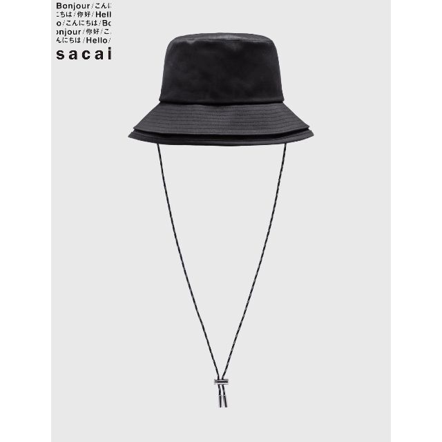 sacai Double Brim Hat バンダナ柄ダブルブリムハット