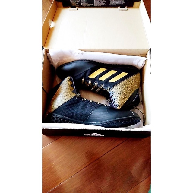 アメリカ限定ボクシングレスリング☆adidas☆マッドウィザードHyp☆23cm