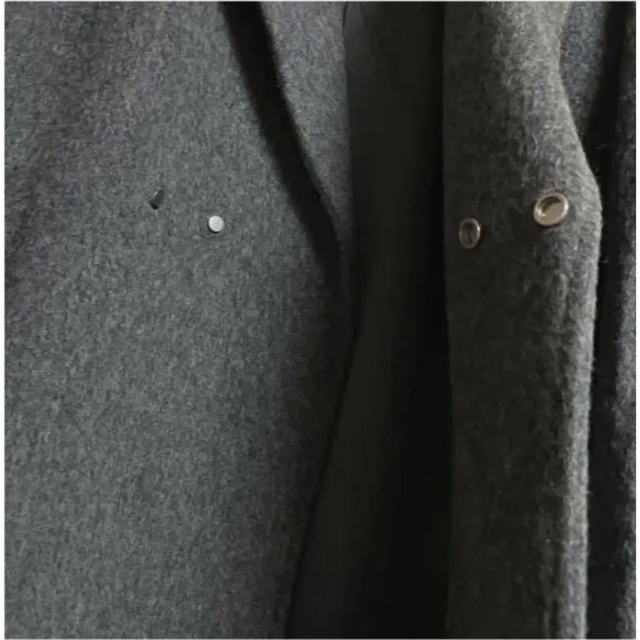 Lui's - Lui's ハイクオリティ メルトンオーバーコート グレー Sの通販