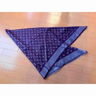 LOUIS VUITTON（ストール/パシュミナ ・ シルバー/銀色系）のフリマ