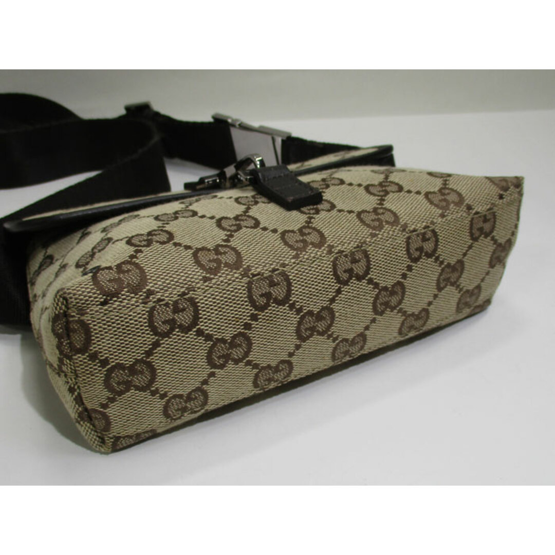 059 GUCCI ウエストポーチ ボディバッグ GGキャンバス g2 059 GUCCI