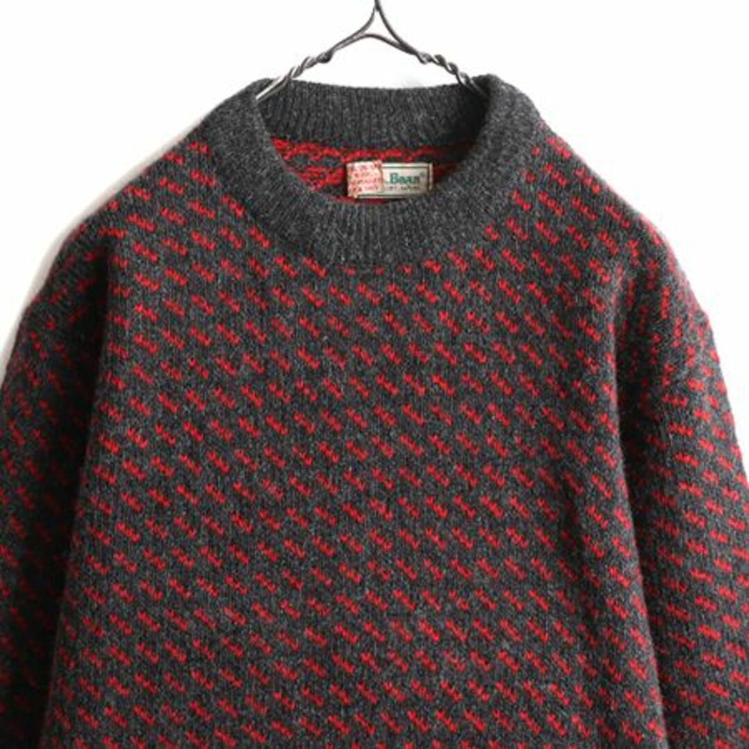 L.L.Bean - 80s ノルウェー製 エルエルビーン バーズアイ ウール