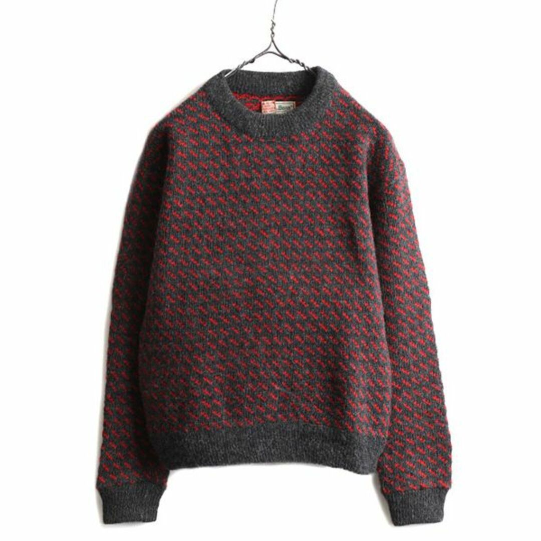 L.L.Bean - 80s ノルウェー製 エルエルビーン バーズアイ ウール