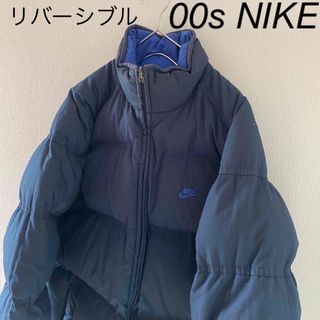 NIKE - 00'sNIKEナイキダウンジャケットメンズリバーシブルxl緑