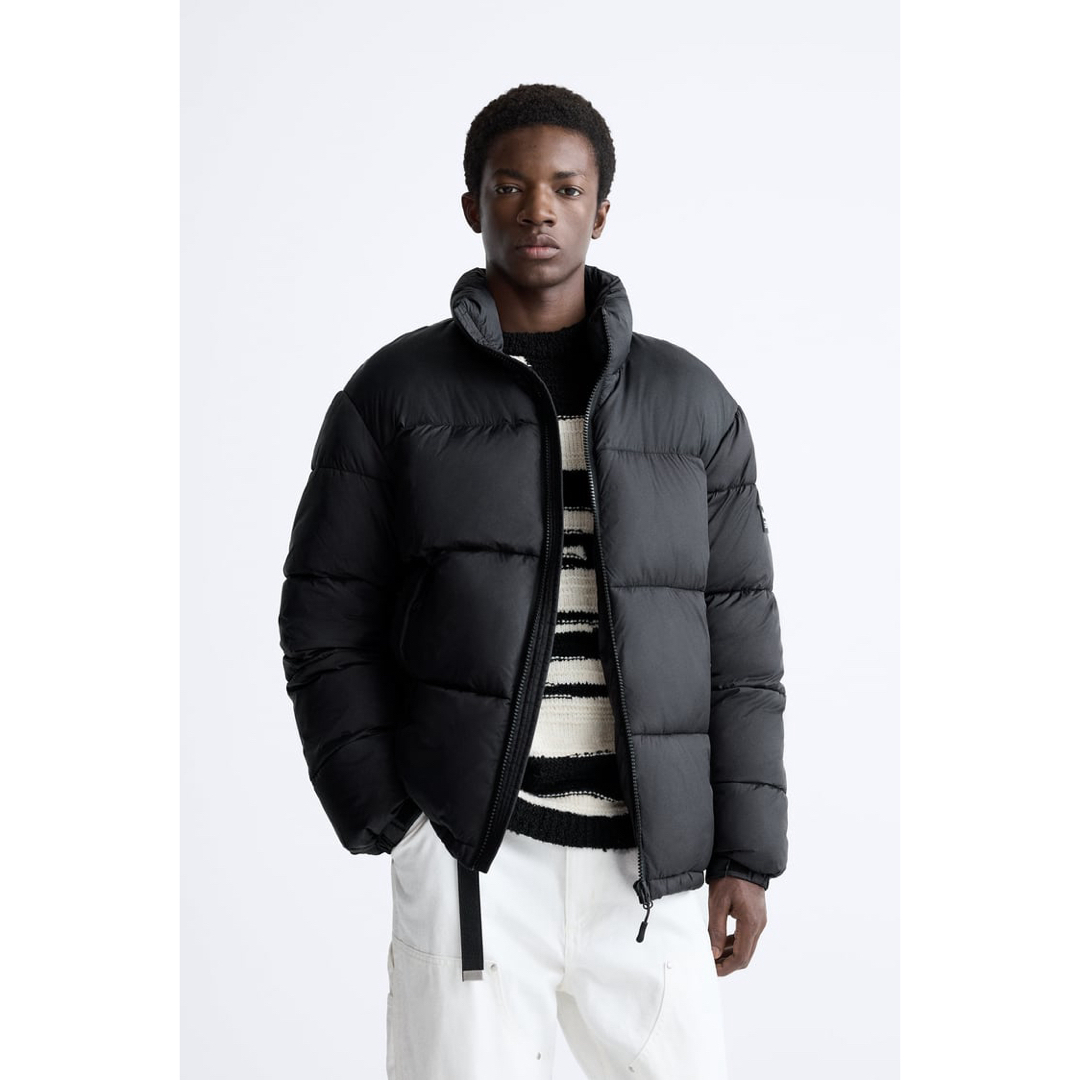 ZARA - ZARA ザラ パフジャケット ブラックSの通販 by maxium｜ザラ