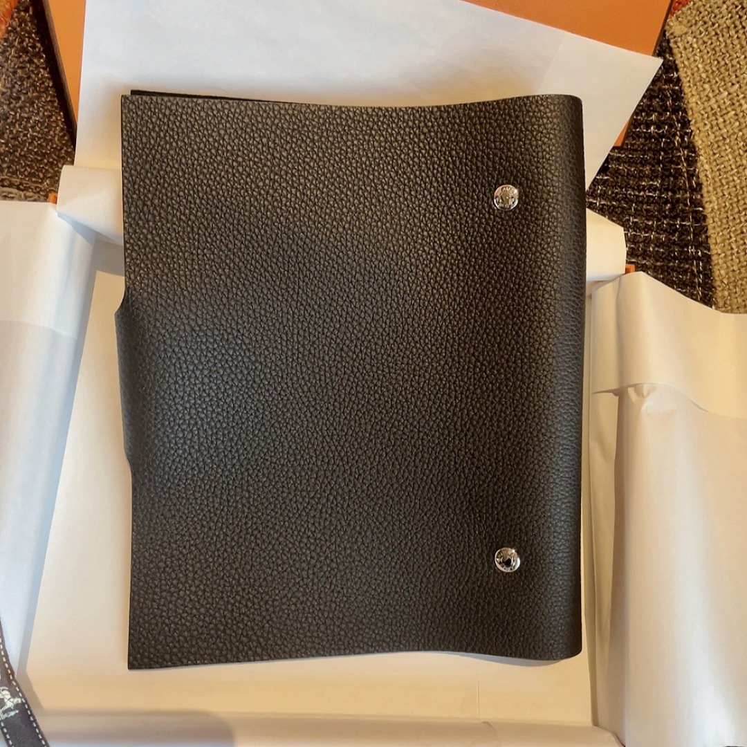 HERMES - 新品未使用 エルメス ノートカバー ユリス MM 黒の通販 by 藍