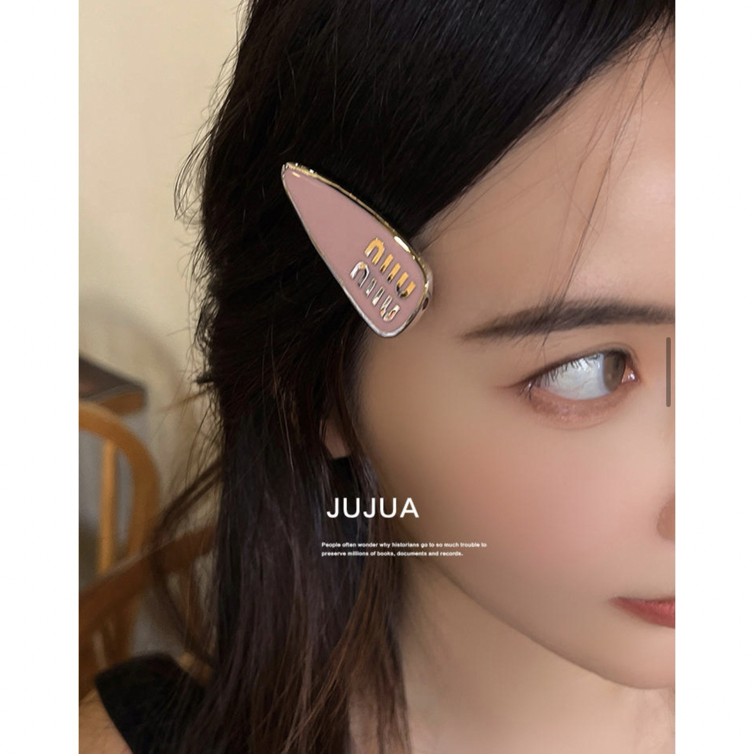 MIU MIU - 新品未使用！miumiuヘアピン♡ピンク♡ヘアクリップ♡ミュウ