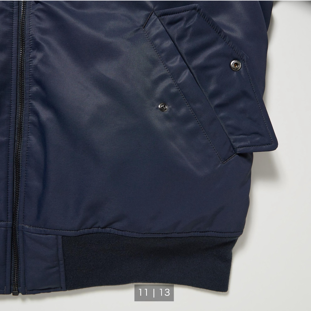 UNIQLO - ユニクロ MA-1ブルゾン ネイビー XLの通販 by tomotomo's