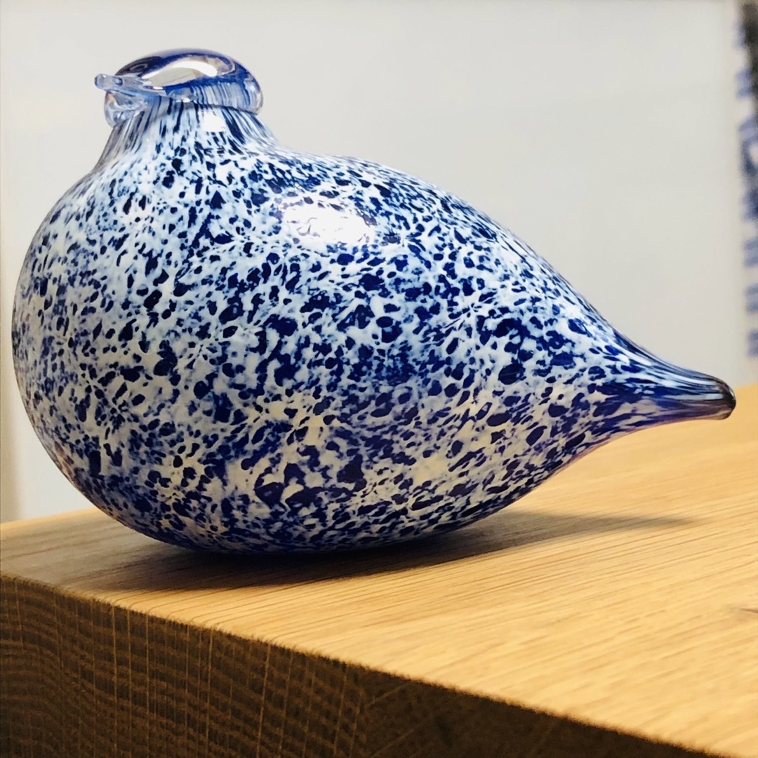 iittala - イッタラ バード レア ヴィンテージ ブルー ホワイトの通販